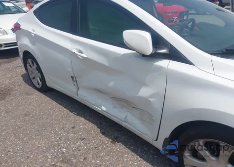 2012 Hyundai Elantra Limited from USA, damaged, VIN 5NPDH4AE7CH102981